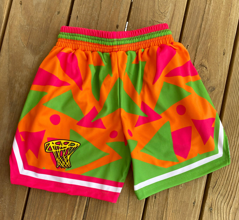 Sherbet Girls Shorts - Orange