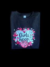 Load image into Gallery viewer, A3 “Girls Love Hoops” Shirt
