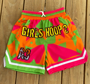 A3 “Girls Hoop 2”Sherbet Shorts