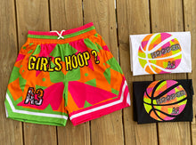 Load image into Gallery viewer, A3 “Girls Hoop 2”Sherbet Shorts
