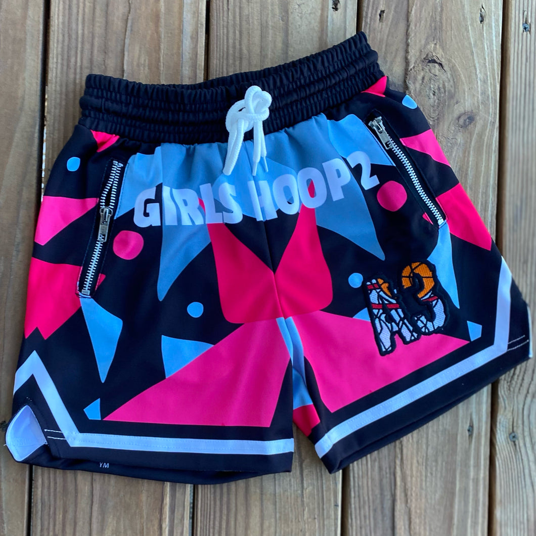A3 “Girls Hoop 2” Shorts (Valentine)